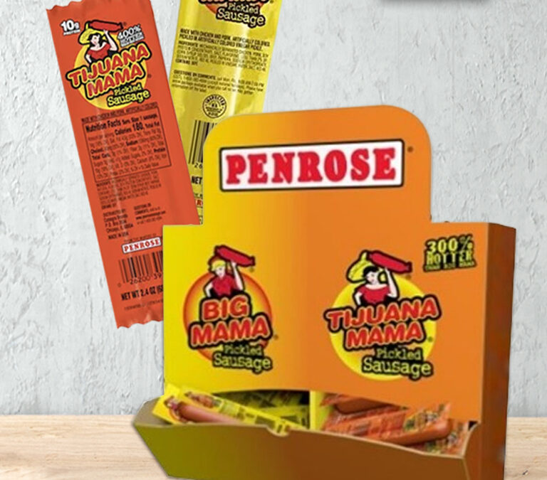 Penrose Sausage Gravity Feed