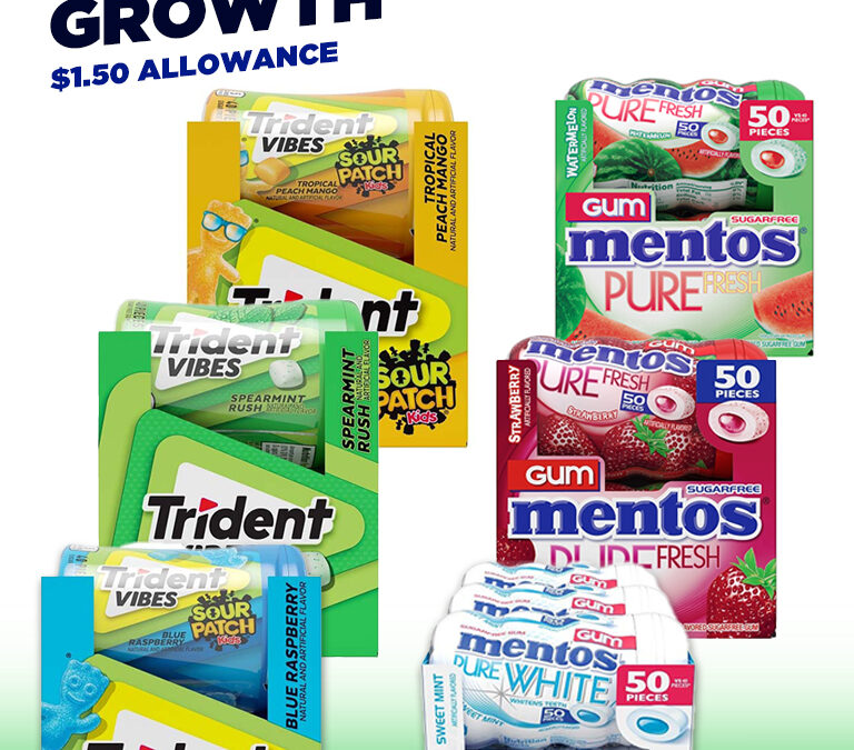 Mentos & Trident Gum
