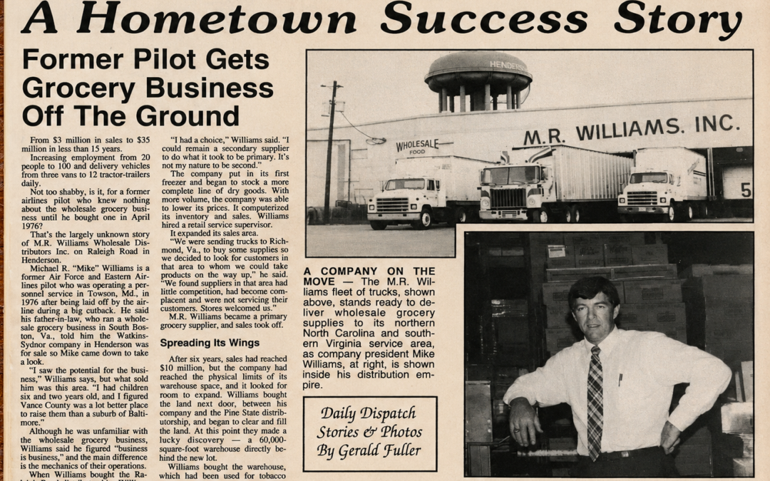 Mike Williams Buys Struggling Company