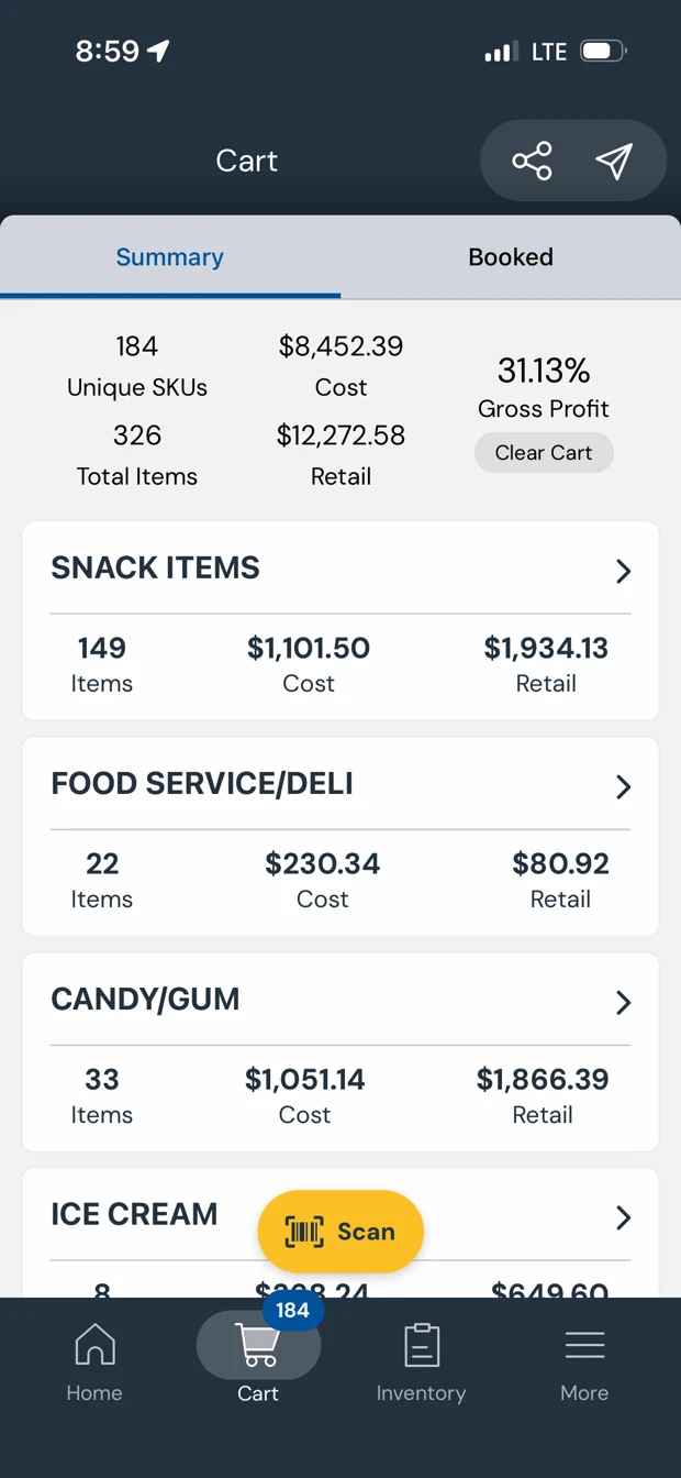 Review and submit your order — Fusion screen