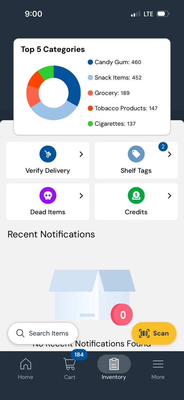 Use the Inventory Hub — Fusion screen