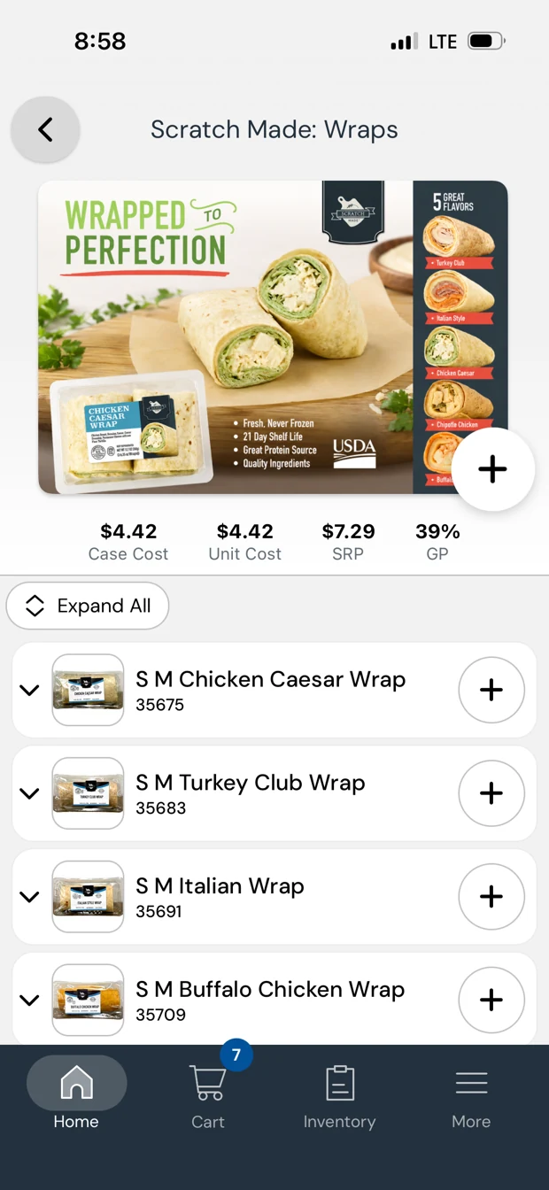 View and book promotions — Fusion screen